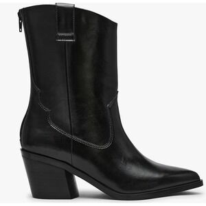 DOLCE VITA Size 6 IMANA Black‎ Pointed Toe Block Heel Cowboy Ankle Boots NEW